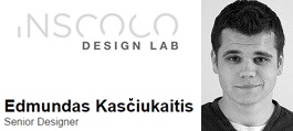 Inscoco dizaineris Edmundas Kasčiukaitis