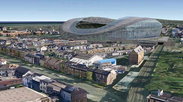 SketchUp Stadiono projektas