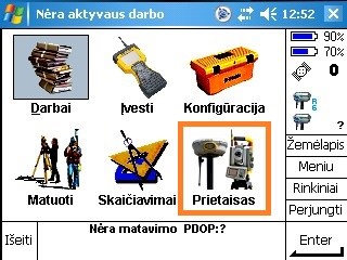 Trimble survey controller 1 pav.
