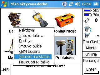 Trimble survey controller 2 pav.